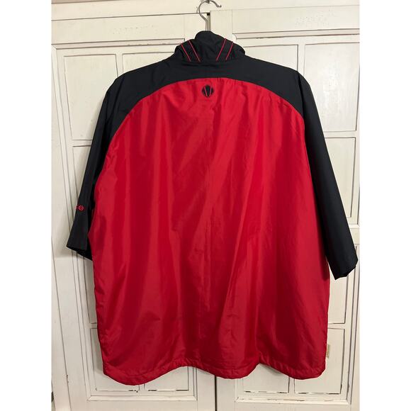 Sunice size large mens Typhoon short sleeve golf windbreaker or rain jacket - Picture 4 of 4